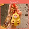 Plush Capybara Keychain Adorable And Soft Companion For Graduations And Parties