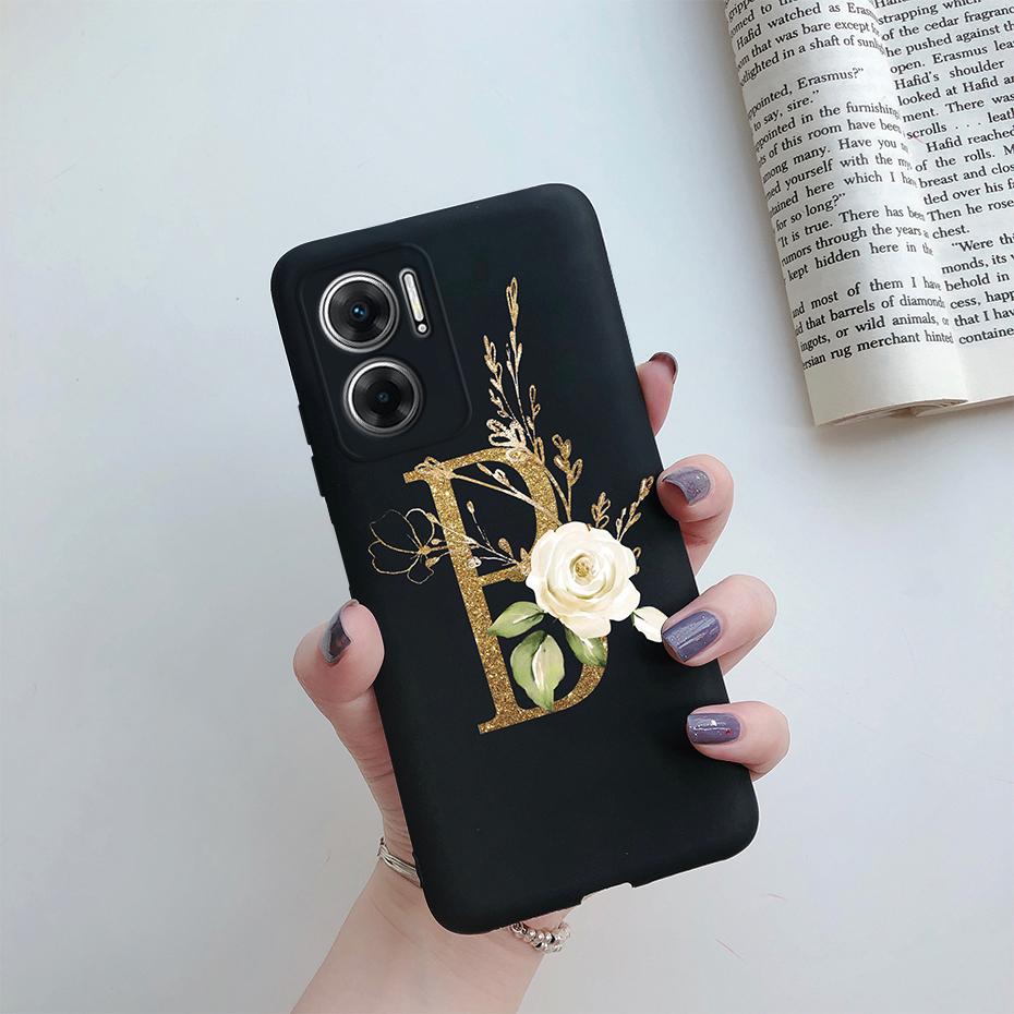 For Xiaomi Redmi 10 5G Case Cute Letters Cover Soft Silicon Protective Phone Case For Xiaomi Redmi 10 Redmi10 5G 2022 Back Cover