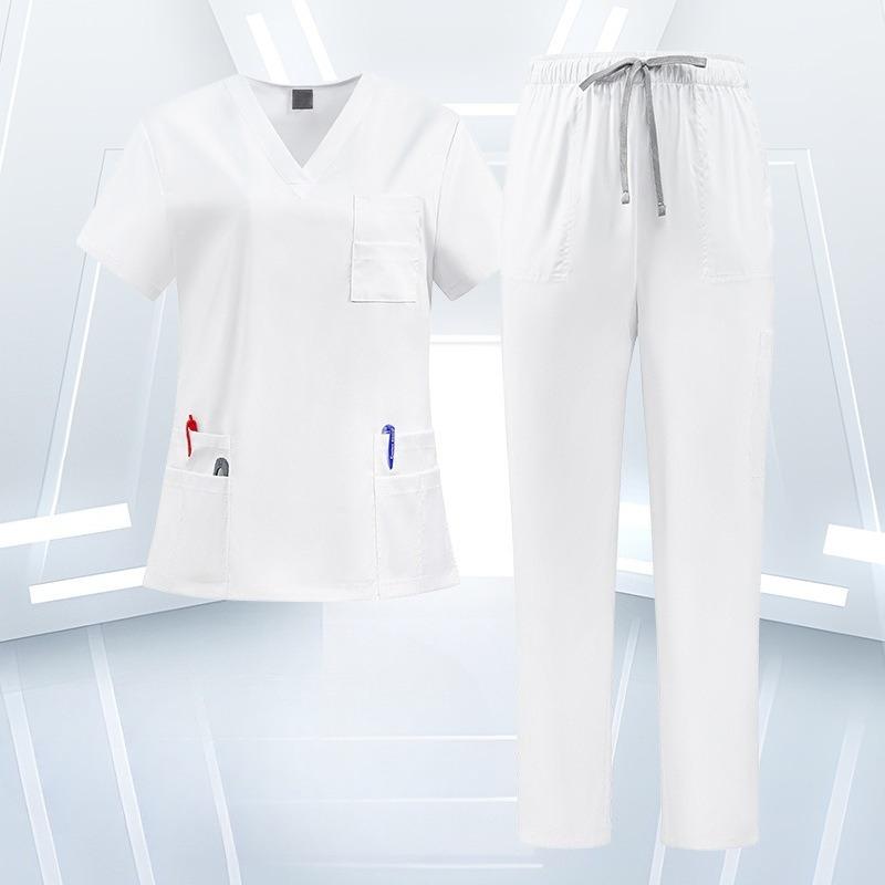 Hand-washing Clothes Women, Quick-drying Short-sleeved Surgical Gowns, Oral Nurses, Doctors, Overalls, Pet Hospital Overalls