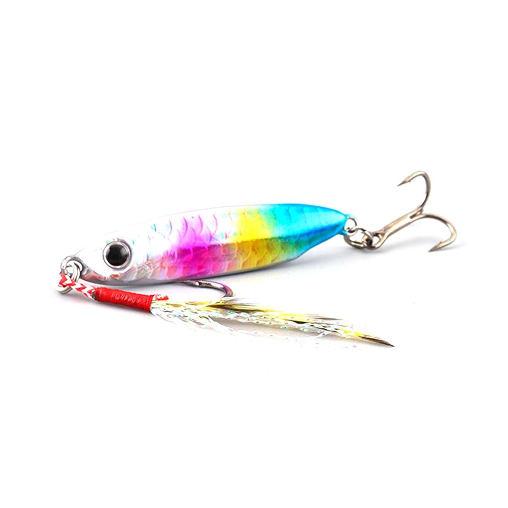 Spotlip Metal Jig Set 6pcs All Season 7g/10g/15g/20g/25g/30g Boat Sea