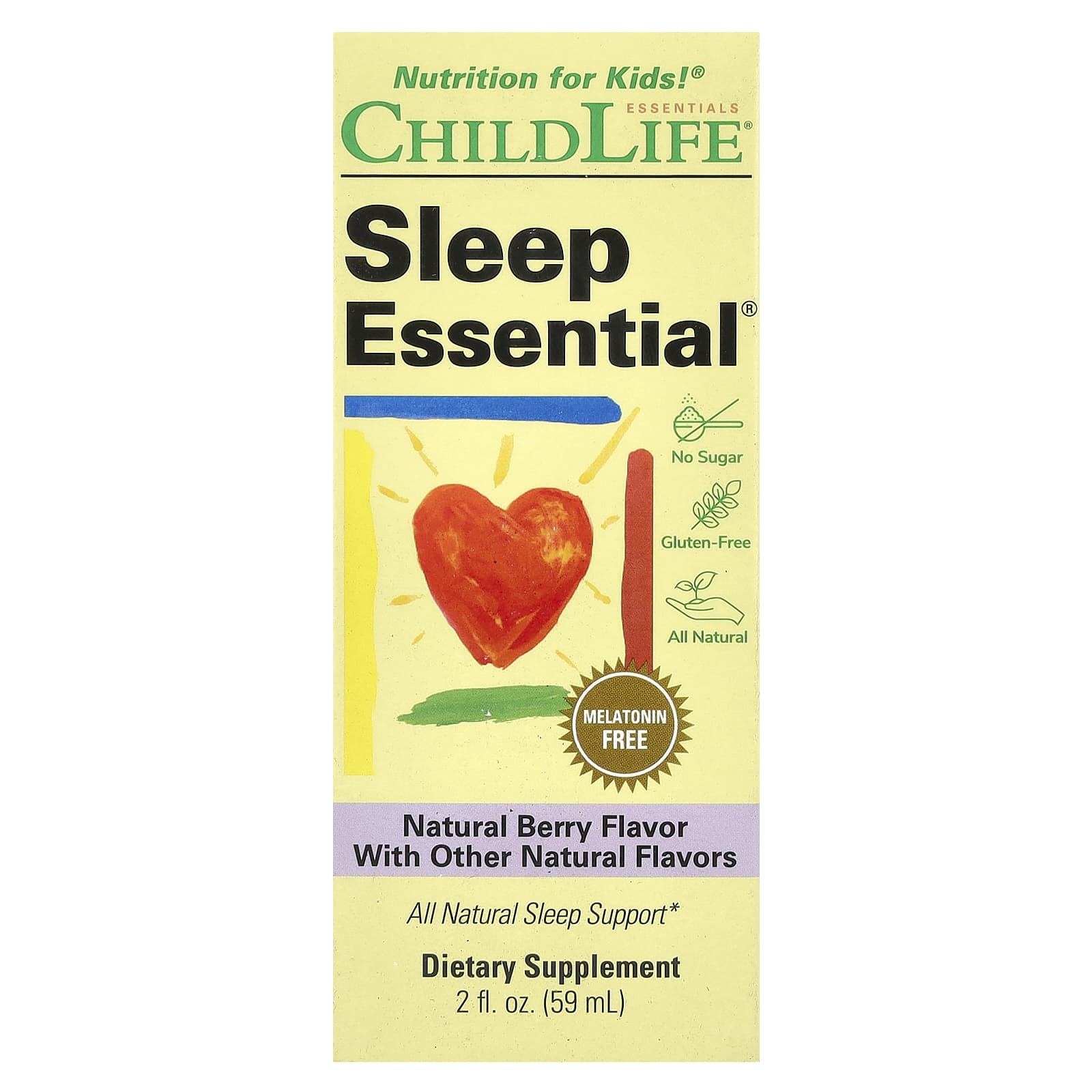 

ChildLife Essentials, For Children, Sleep Essential®, Natural Berry, 2 fl oz (59 ml)