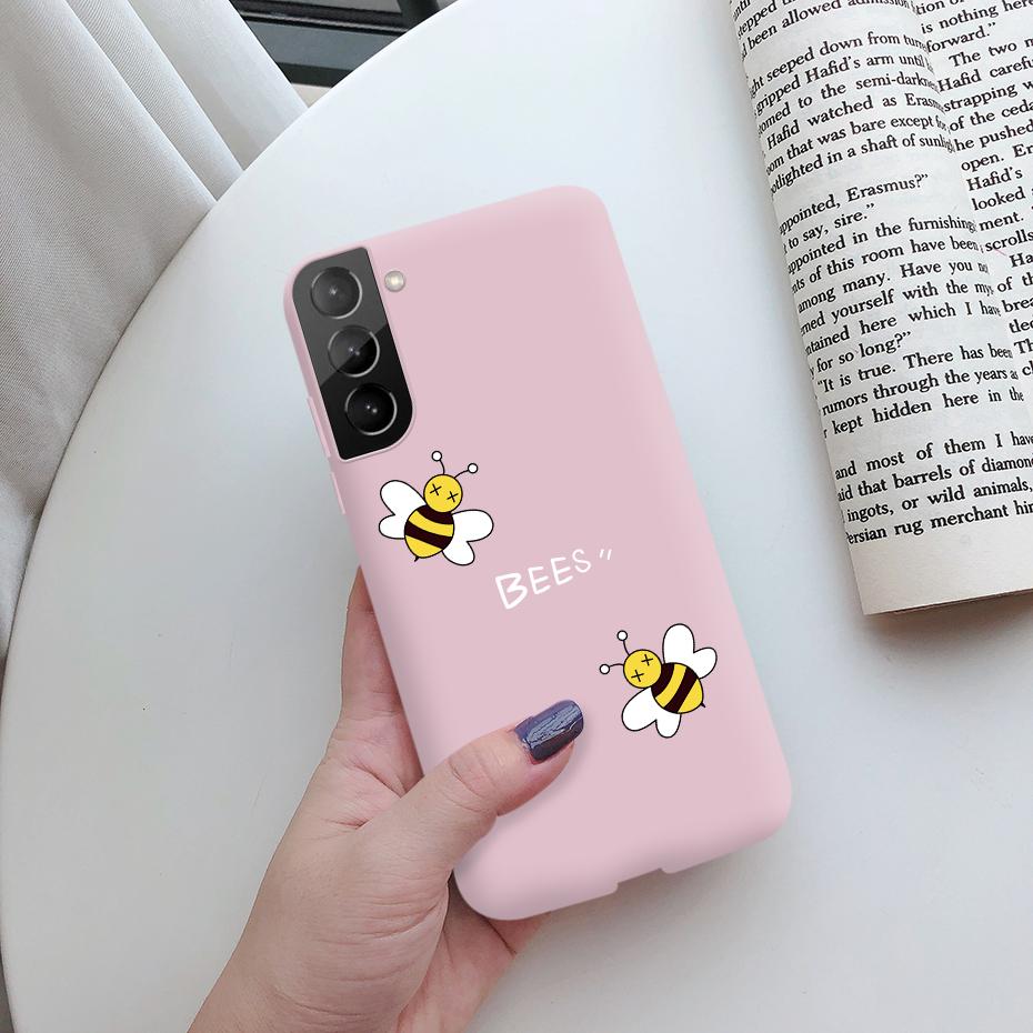 For Samsung Galaxy S21 Plus Ultra 5G Case Cute Painted Silicone Soft Protective Phone Cover for Samsung S 21 S21 plus ultra Case