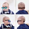 Baby Round Sunglasses Flexible Rubber Shades with Strap for Toddler Newborn Infant Ages 0-24 Months