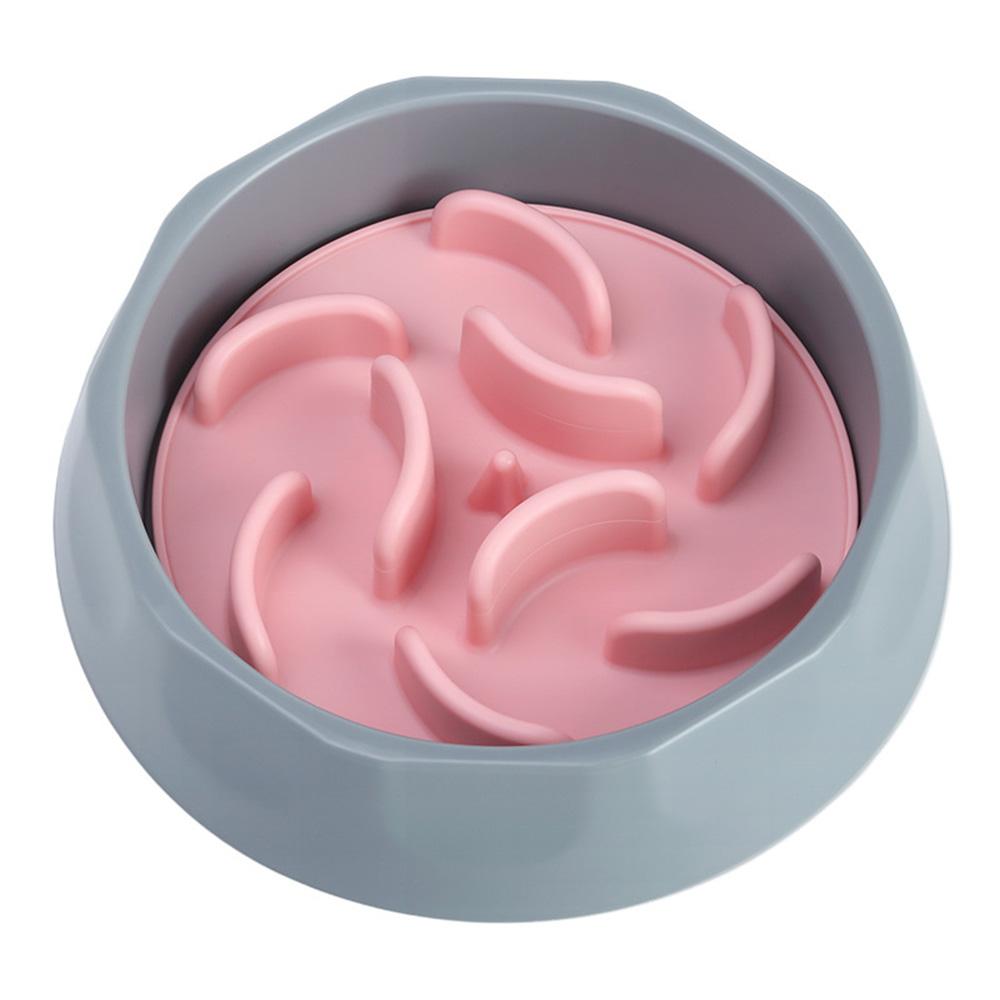 

Миска-кормушка для медленного кормления для собак и кошек + Коврик против удушья: Присоска, лижущий коврик и коврик для корма для домашних животных, нескользящие коврики для кормления домашних животных, розовый