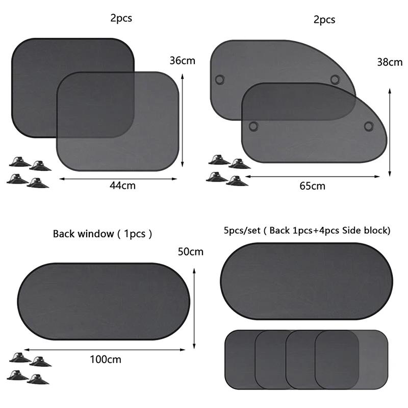 Car Window Sunshade Cover Block for Kids Car Side Window Shade Cling Sunshades Sun Shade Cover Visor Shield ScreenWindshield Sunshades 1