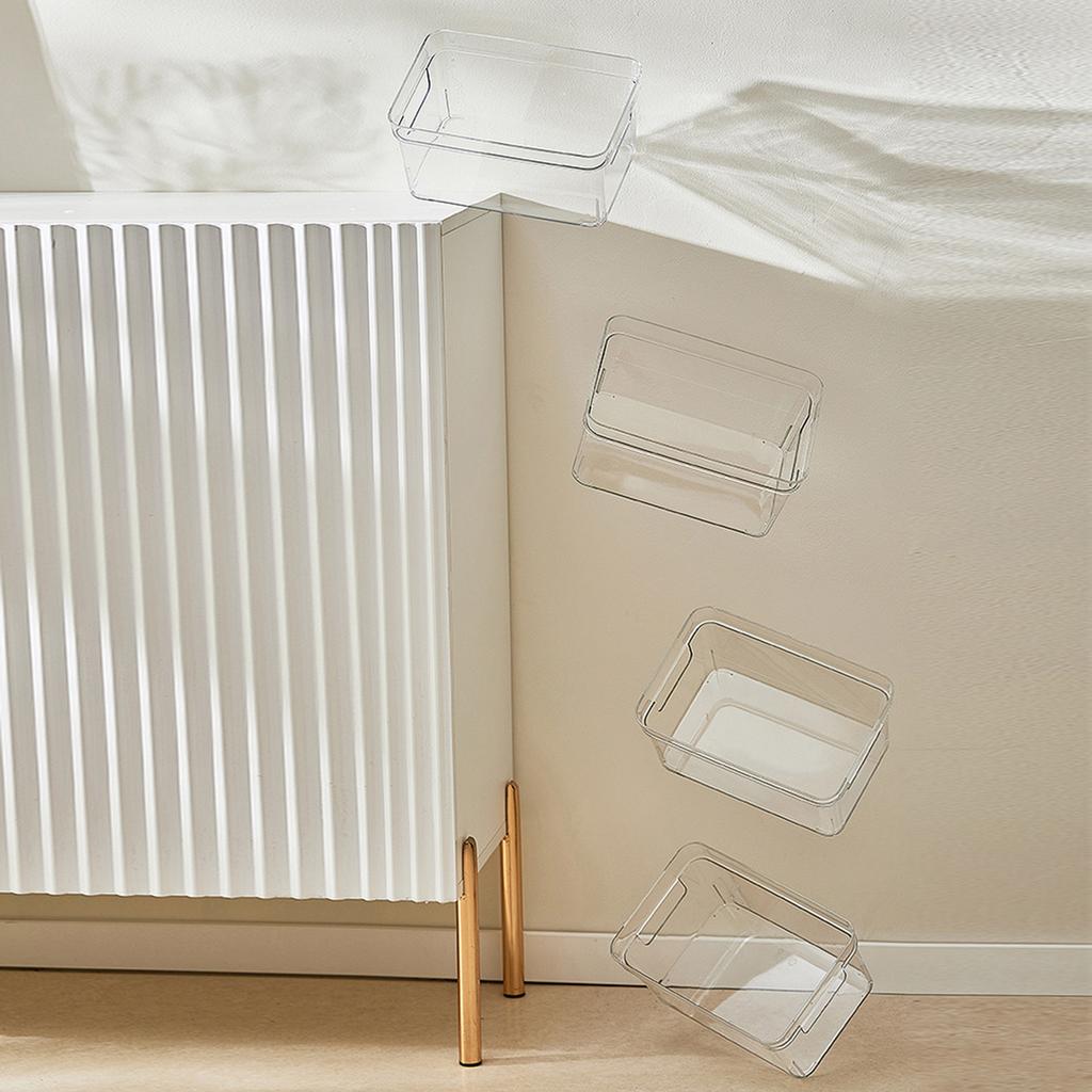 DIY Fischtank Stabil Leicht zu Reinigen Desktop Klares Aquarium Dekoration für Haushalt Wohnzimmer Mittel