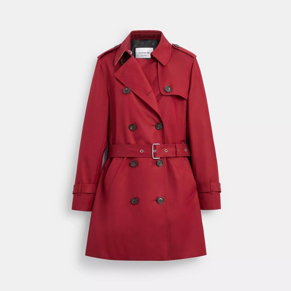 

Coach Solid Mid Trench Ruby XSmall