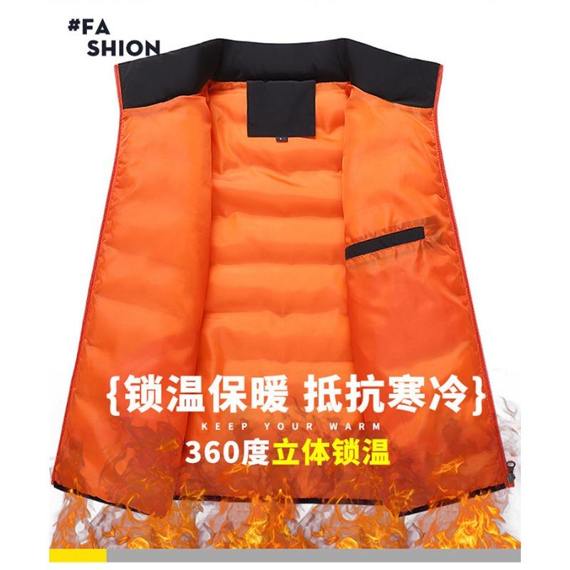 Men Plus Size Loose Thick Short Casual Winter Padded Jacket