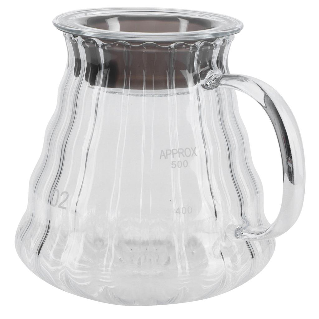 Coffee Pot High Borosilicate Glass Coffee Maker Kettle Teapot Supply for Home Office500ml