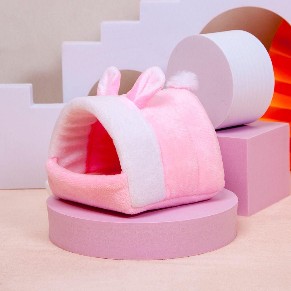 Hamster Warmes Baumwollnest Überwinterungskäfige Haustierbett Kleintiernester Hamsterhaus Haustierzubehör