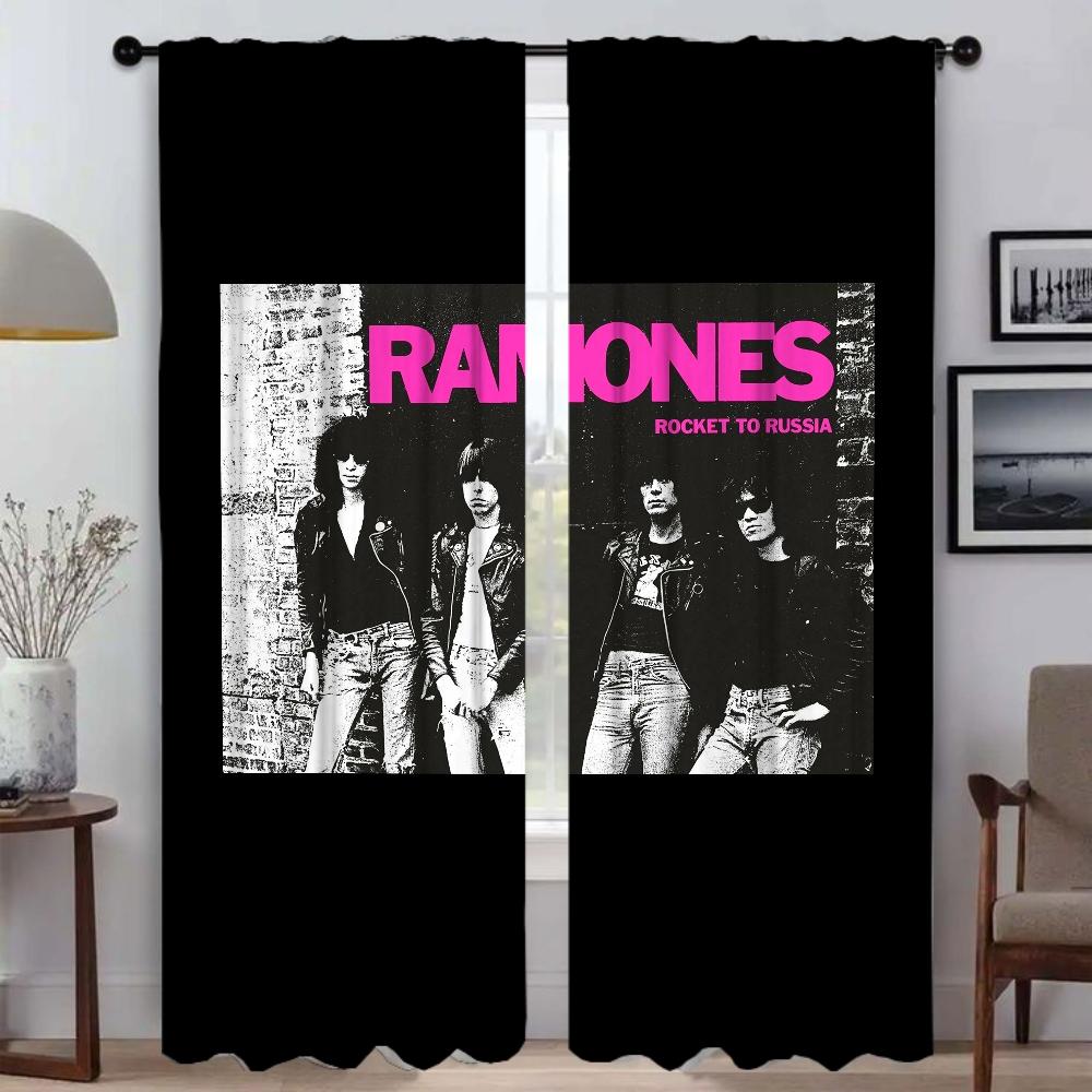 Partition Ramones Modern Living Room Curtains for Camera Shades Home Interior Curtains 2 Pieces Tulle for Bedroom Window Curtain