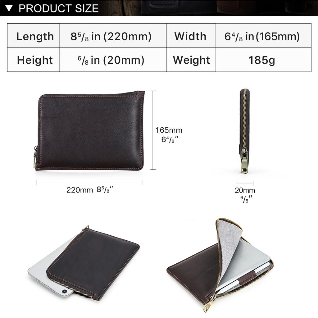 Étui en Cuir Véritable pour iPad Mini A17 Pro Housse pour iPad Mini 7 6 5 4 3 2 1 8.3 /7.9 pouces Étui Samsung HUAWEI Tablette Funda