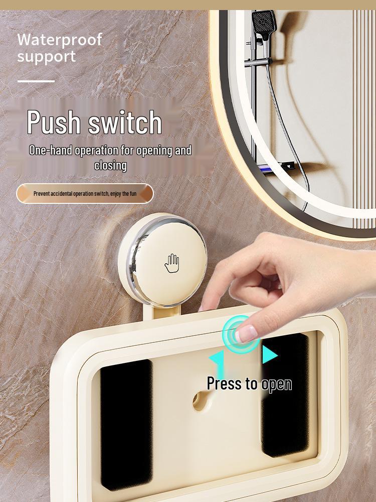 Waterproof Wall-Mounted Phone Holder for Shower and Bathroom