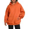 Top con tasche a maniche lunghe Pantaloni della tuta Streetwear Felpe Y2K Donna Harajuku Colore tinta unita Felpa larga Hip Hop Base Taglie forti