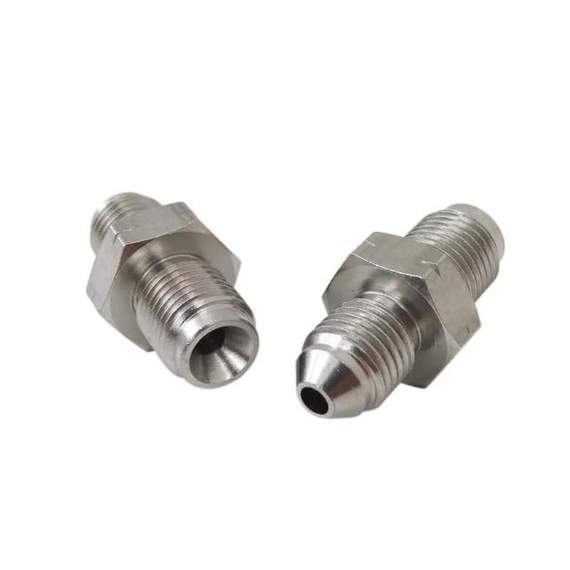 HaoFa - AN3 - M10 X 1.0 (Metric 10mm) To 3AN -3 AN3 Male Brake Adapter Fittings Iron Universal 2Pcs