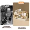 Cosmetic Display Case Desk Storage Box with Clear Drawers Large Capacity Makeup Brush Organizer For Bathroom Desktop