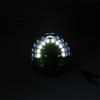 7 Inch LED Black Round Motorcycle Headlight with Hi/Lo Beam Projector Motor 7" Round Headlamp