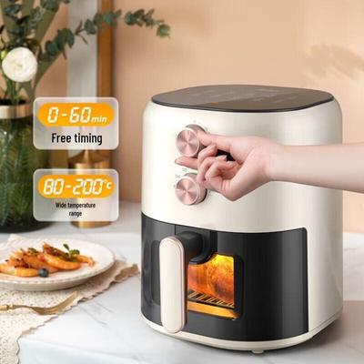 Elektrická fritéza Midea s nepřilnavou pečicí pánví, funkcí nízké kouřivosti, výrobníkem hranolek (Modelka: MF-KZE459X9BD)
