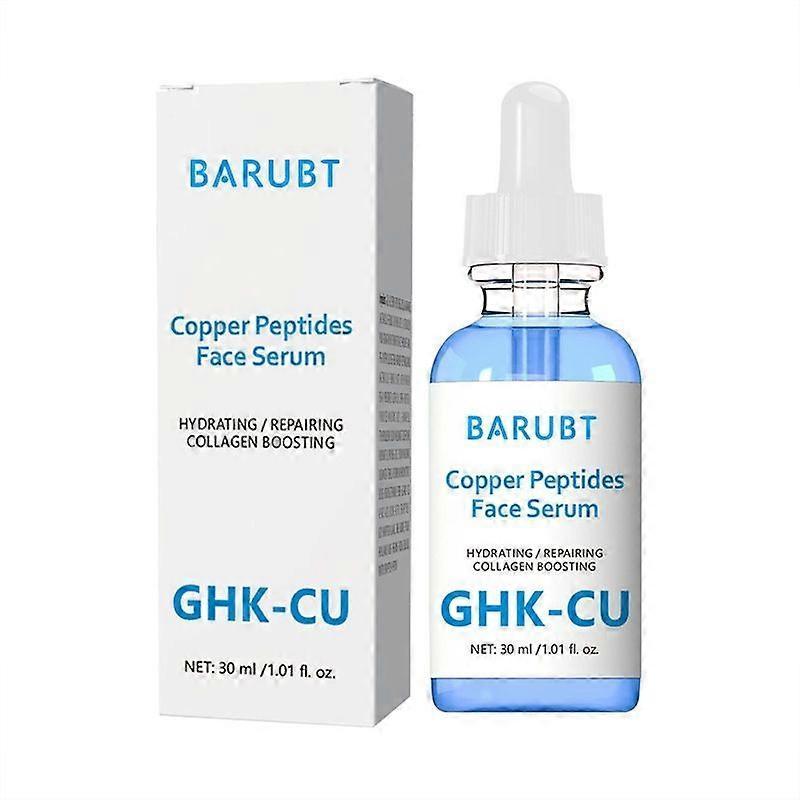 Siero Viso Peptidi di Rame con GHK-Cu, Siero Idratante & Riparatore che Stimola il Collagene, Siero Ringiovanente Anti-Età per Tutti i Tipi di Pelle, 30ml
