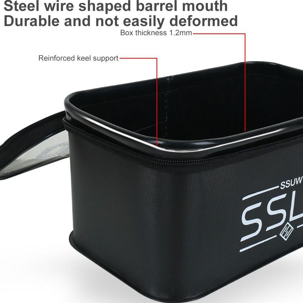 Live Bait Storage EVA Fishing Bags Large Capacity Fishing Water Container  Fishing Accessory