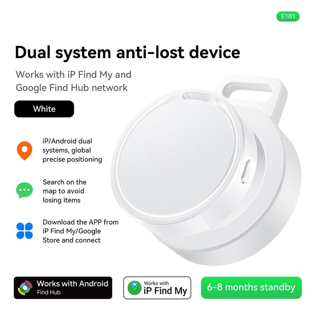 E91 Airtag Pet Anti-Lost Global Positioning Keychain for Apple Devices