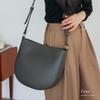 Vita Felice Slim Shoulder Bag for Women yy093n [VITAFELICE] Half-moon (Gray)
