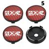 4PCS OD 58MM/60MM/63MM/65MM Cap For Rims SSR XXR Emblem Wheel Center Cap Sport Car Logo Wheel Cover Hub caps