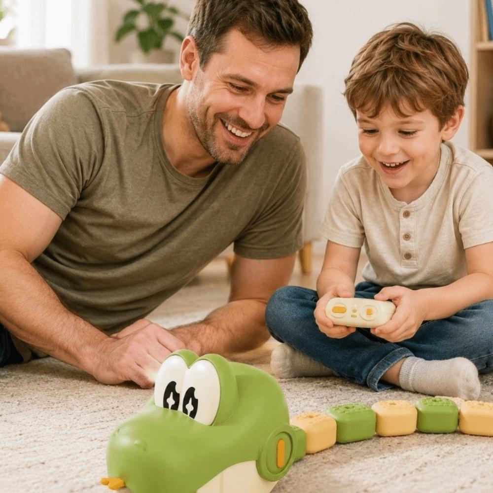 Magnetic Remote Control Car Interactive Magnetic RC Car Fun Game Greedy Snake Car Indoor Play
