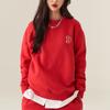 New MLB Base Logo Sweatshirt Unisex Red 3AMTB0716-43RDS
