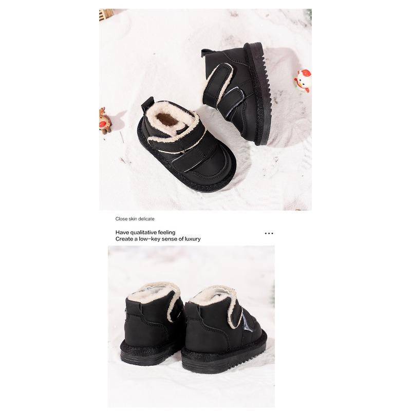 Thickened Lamb Fleece Warm Soft Sole Unisex Toddler Winter Snow Boots