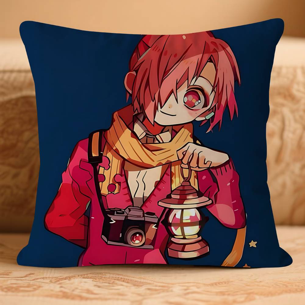 M-mitsuba ANIME Kissenbezug Abnehmbarer Waschbarer Kissenbezug – Ganzjahresweichleinen