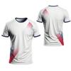 Men's Sports 3D Printing New Sportswear Quick-drying Crewneck T-shirt Men's and Women's Outdoor Loose Tops