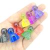 20 Stück 24*16*12mm Spielemarker Acryl Bunt Humanoide Meeples Schachfiguren Für Brettspiel Kartenzubehör