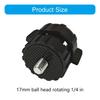 Easy Installation Ball Head Adapters for Cameras 17mm to 1/4 Thread Mount For Multiple Brands Construction