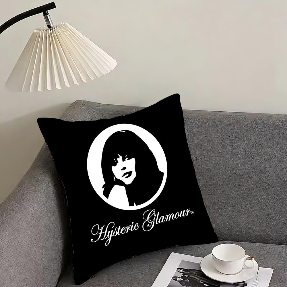 HHysteric GlamourR Brand Cushion Cover Pillowcase Ultra Soft Skin Friendly Fabric Cloud Like Comfort Concealed Zipper