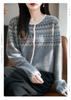Women's 2025 Winter Fair Isle Jacquard Cardigan - Age-Reducing, Single-Breasted, Stylish and Chic