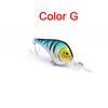 1PCS Random Color Classic Bionic Bait Freshwater Bass Bionic Bait 9.5 Cm Plastic Hard Bait