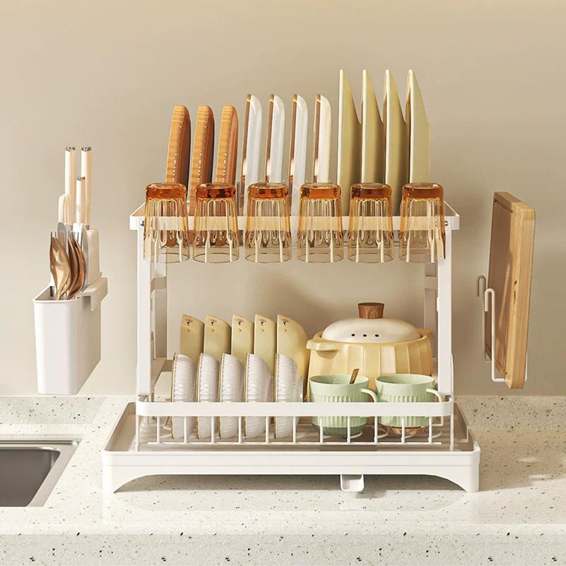 2 Layers Space Saving Dish Drying