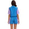 Carnival Clothing Retro 80S Disco Fashion Zippered Sportswear Two-Piece Set Trendy Party Stage Outfit