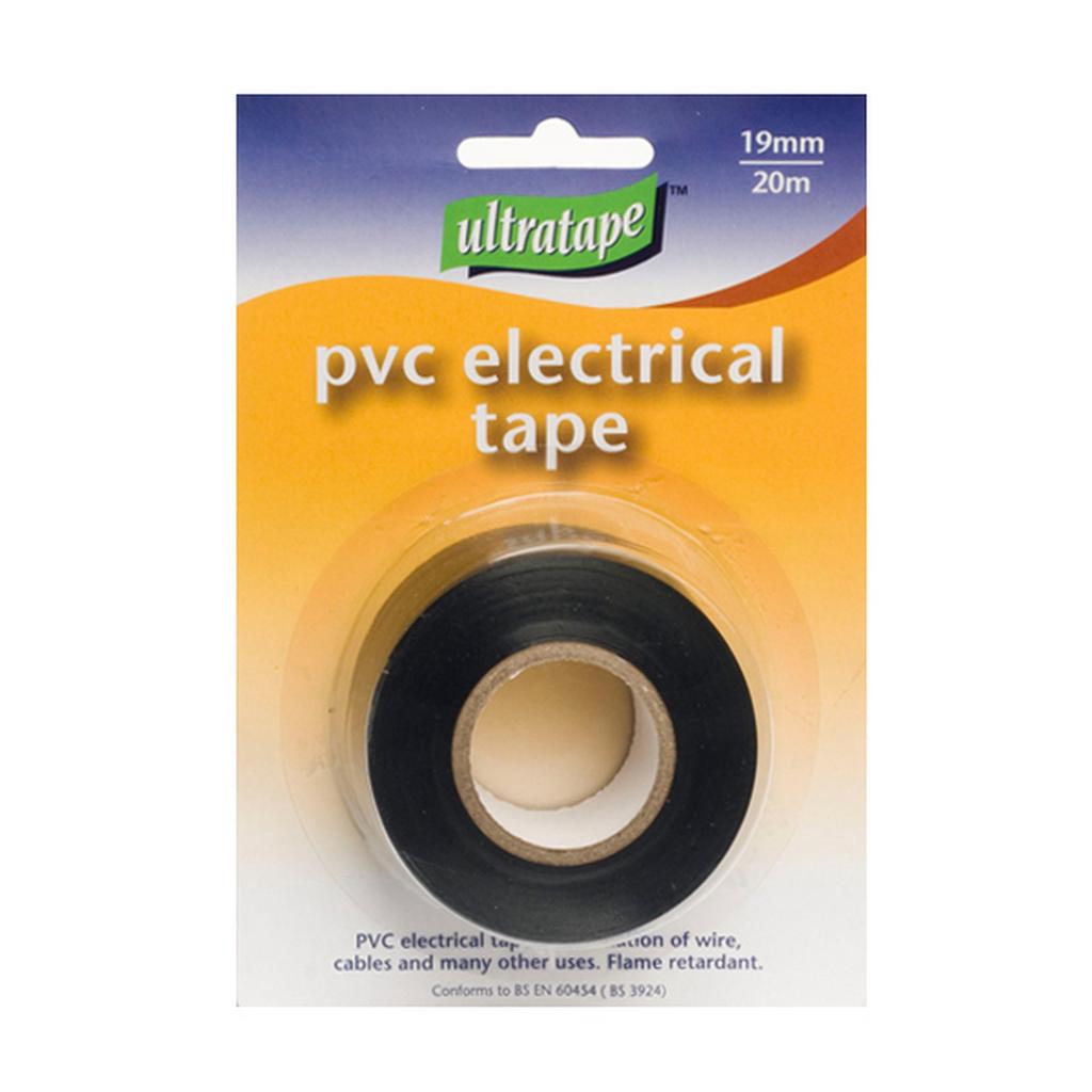 Ultratape Schwarze PVC-Isolierbandrolle