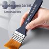 Flat Nylon Paintbrush for Oil, Acrylic, Gouache, Watercolor - Beginner Painting Tool