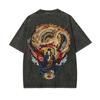 T-shirt Suguru Geto Jujutsu Kaisen Arte Buddista Tee Lavata Vintage Oversize Retro Grafica Anime Harajuku Streetwear Top Uomo