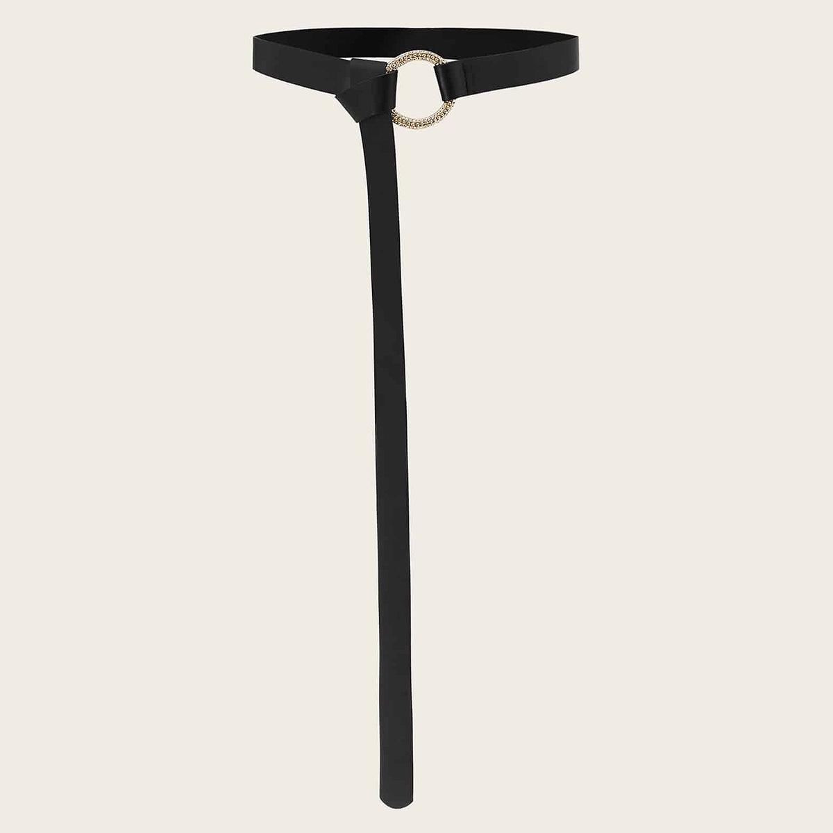 

Новые заклепки, круглые пряжки со стразами, простые плетеные ремни, модные и универсальные женские ремни