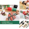 Christmas Paper Roll Cutter With Plastic Construction For Holiday Decoration And Gift Packaging