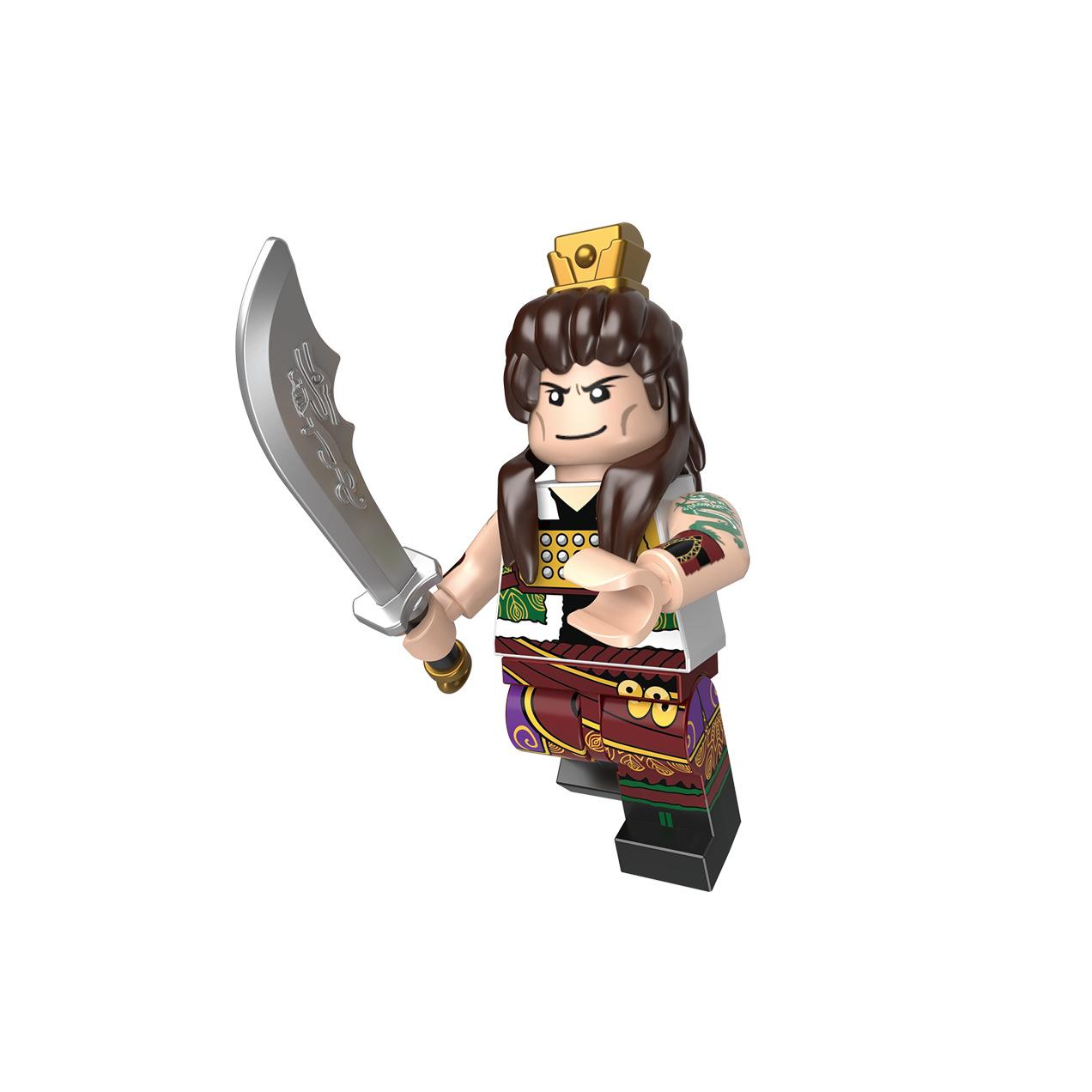 

Троецарствие перо Чжао Юнь пять тигров общий конный боевой конь красный кролик строительные блоки детские игрушки