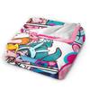 Alien Stage Anime Blankets  Flannel Awesome Warm Throw Blanket for Bedding Lounge Autumn/Winter,