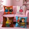 Cartoon The L-Little Lulu Show Cushion Cover Comfortable Reversible Pillow Cover Ideal for Car Sofa Bedroom & Beyond