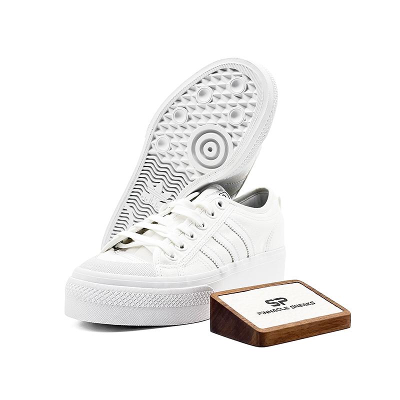 adidas Nizza Platform Triple White Women Sneakers  FV5322