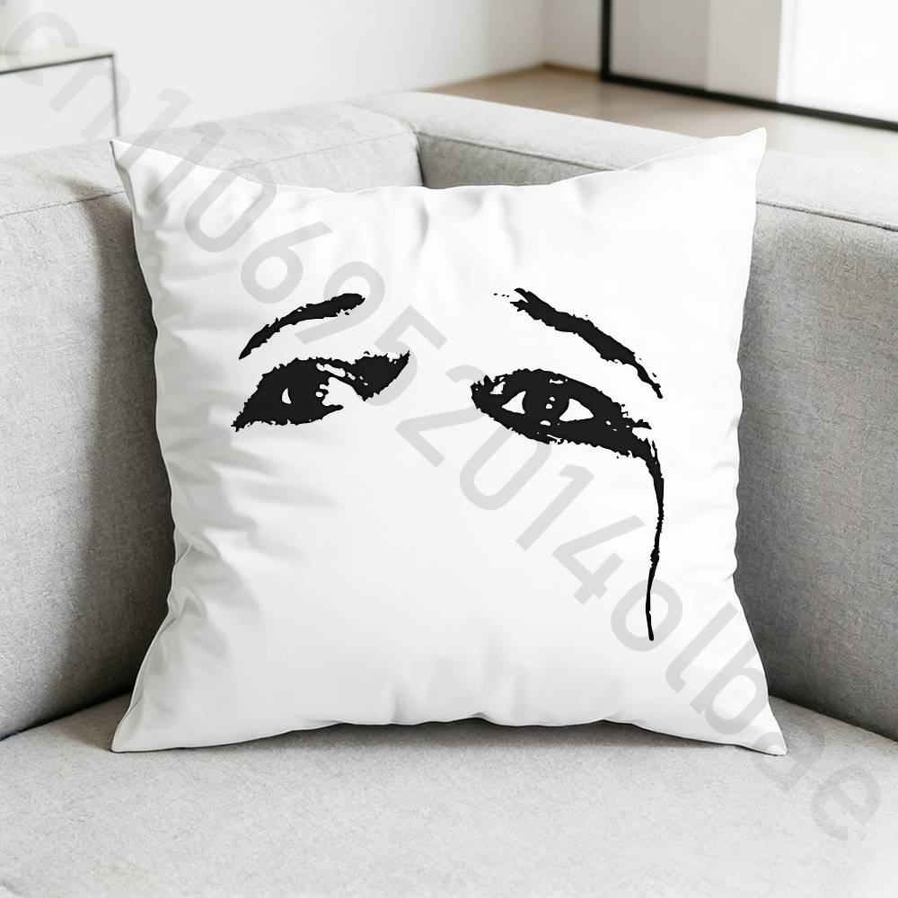 DDeftones Pillow Case Antidustmite Pillowcase Invisible zipper silky short plush Sofa cushion cover