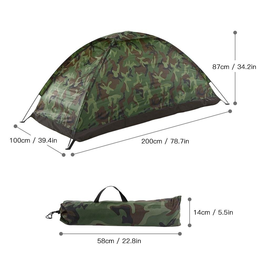 1 stk Campingtelt Praktisk å lagre turtelt